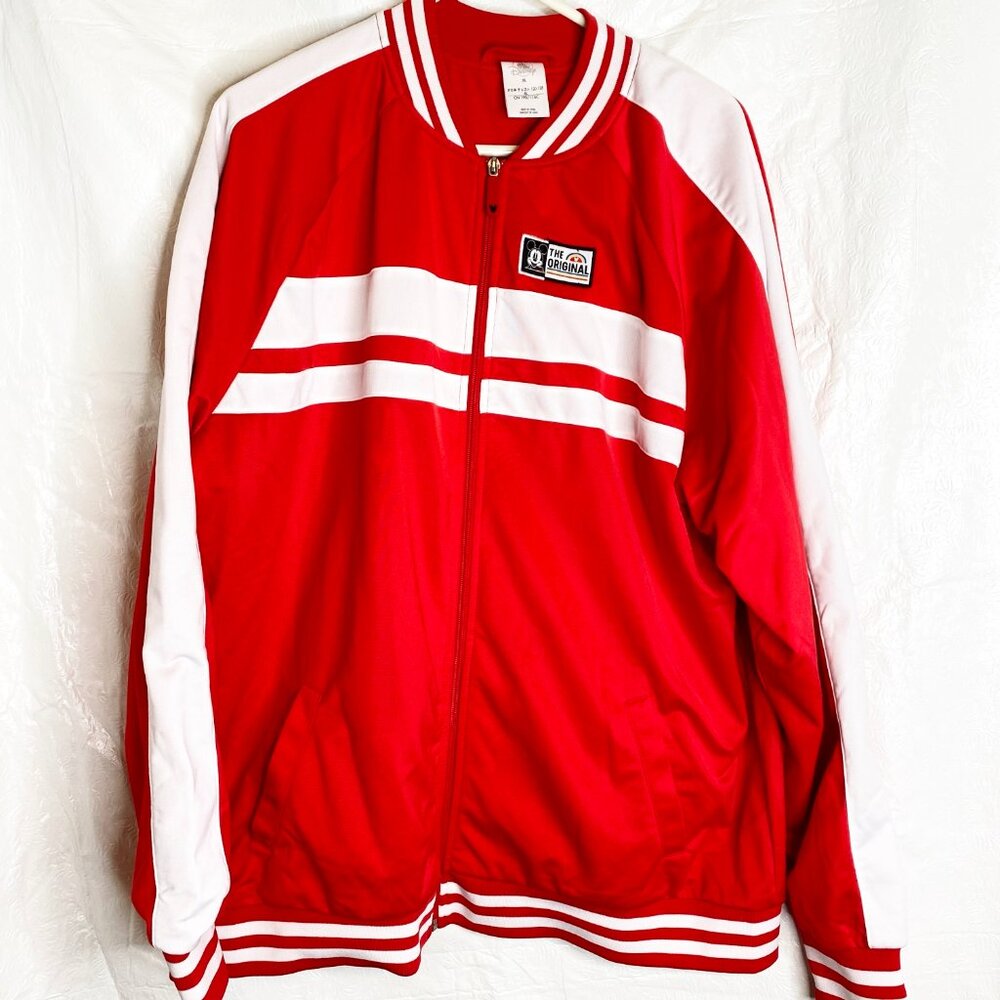 Disney Track Jacket Mickey Retro 80s 90s Original 1928 Sz XL